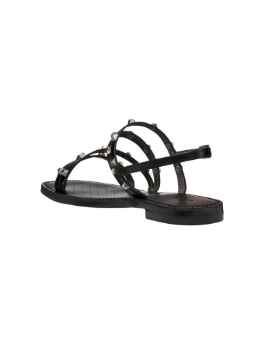 Geox D Maddalusia sandalo basso con borchie